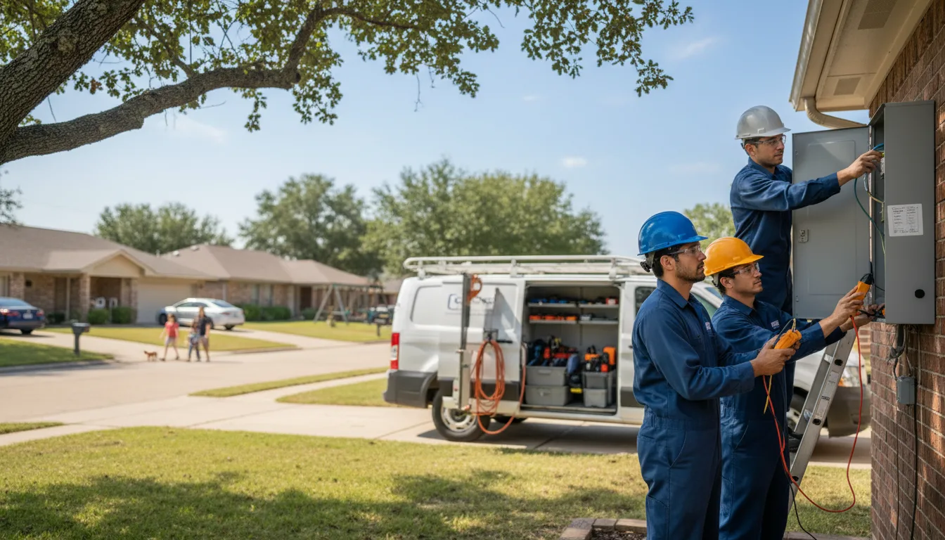 Certified electrician providing emergency electrical services in Lakewood, IL